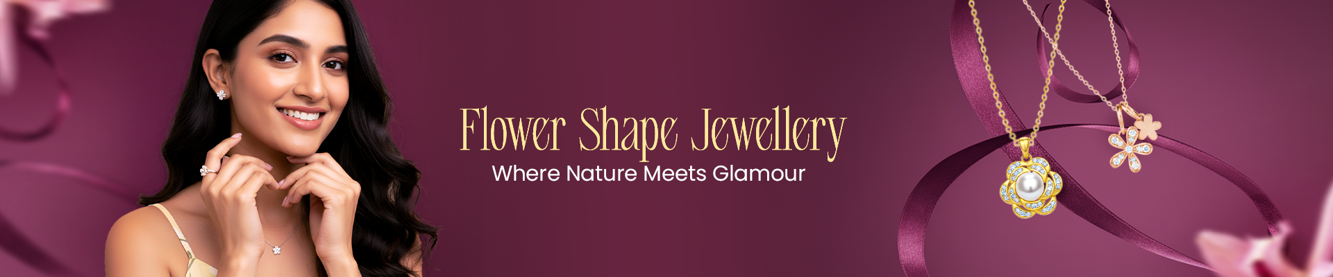 Flower Shape Jewellery Image