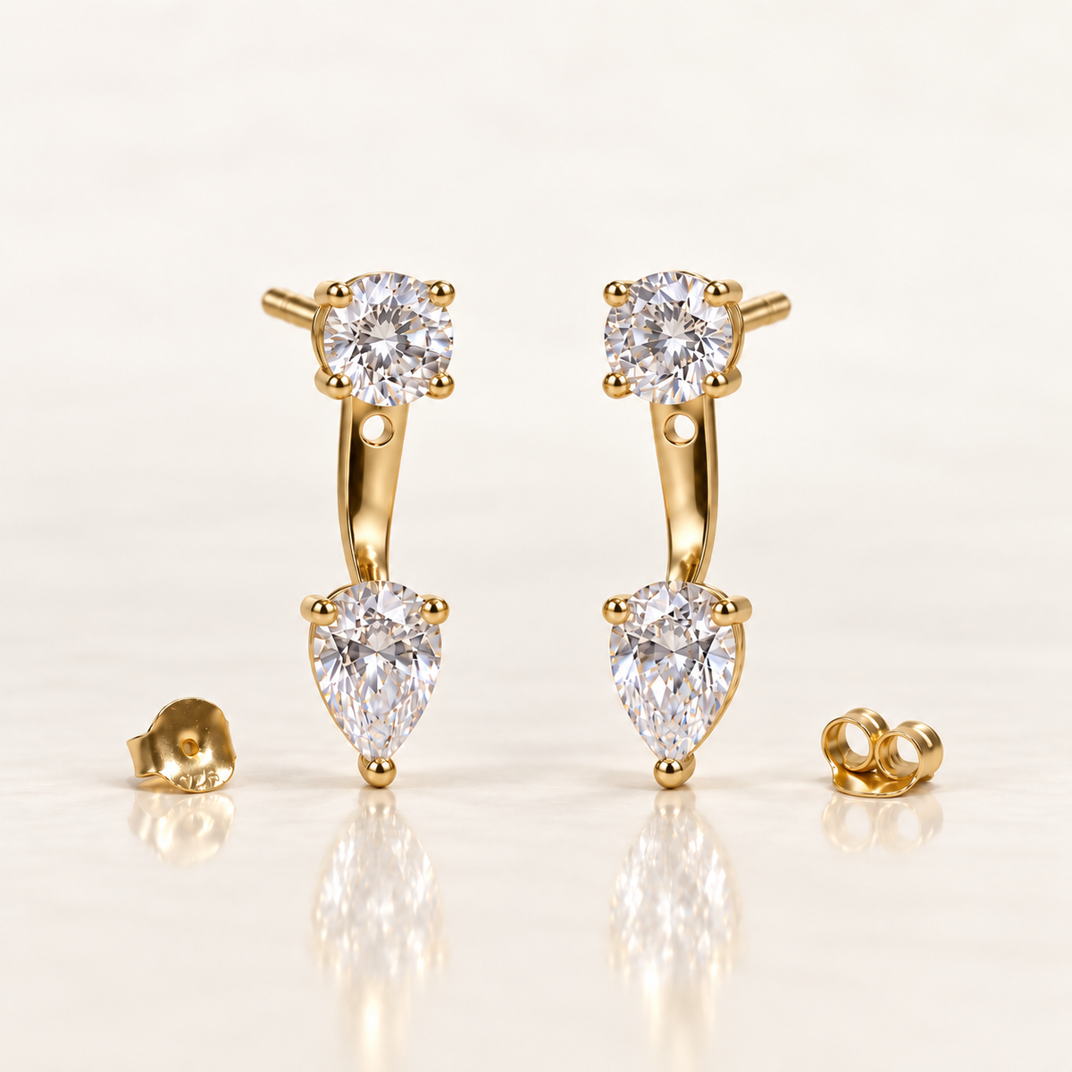 Stud to Drop 2-in-1 Earrings