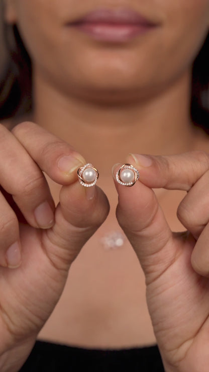 Eternal Grace Pearl Studs