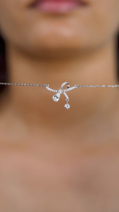 Twilight Bow Elegance Necklace