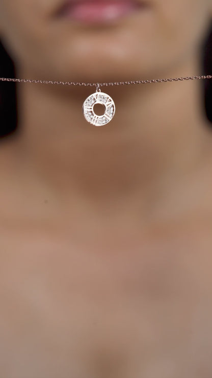 Harmony Dual Disc Pendant Necklace