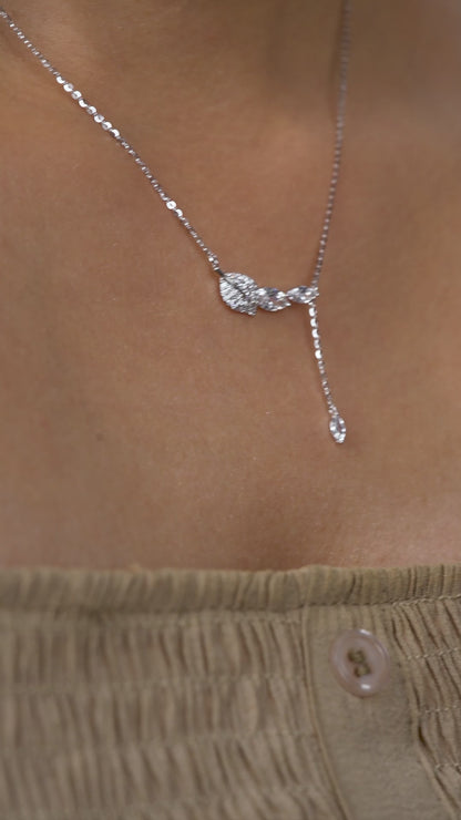Whispering Leaf Cascade Necklace