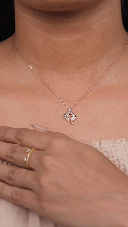 Emberleaf Grace Diamond Pendant Necklace