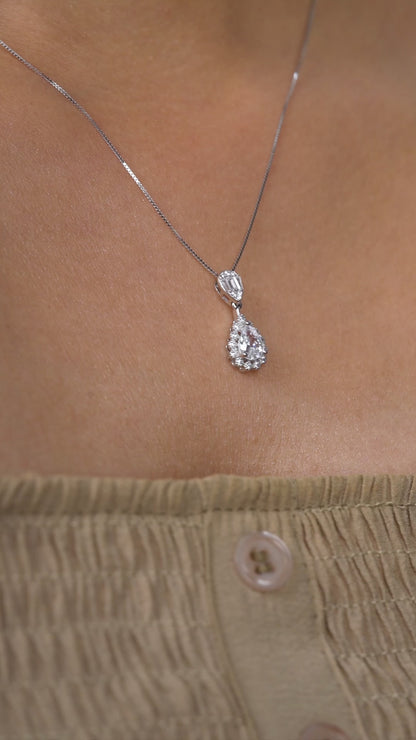 Regal Teardrop Elegance Necklace