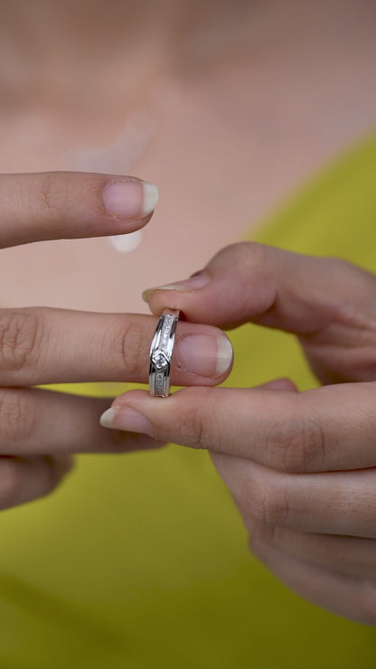 Whisper Knot Diamond Band