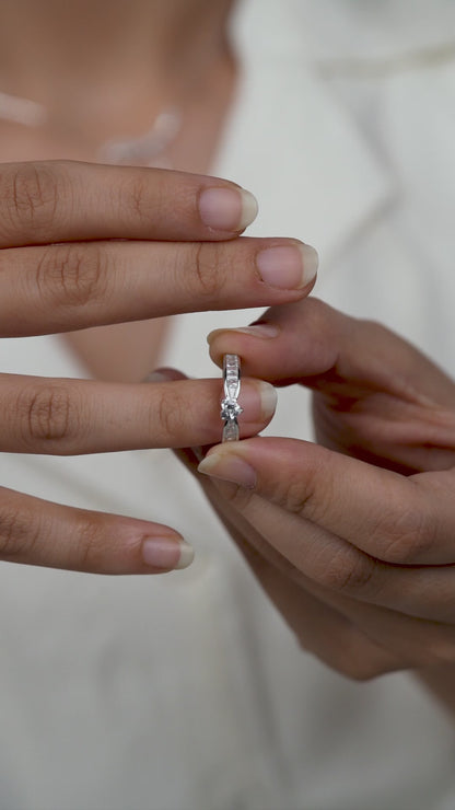 Celeste Heart-Cut Promise Ring