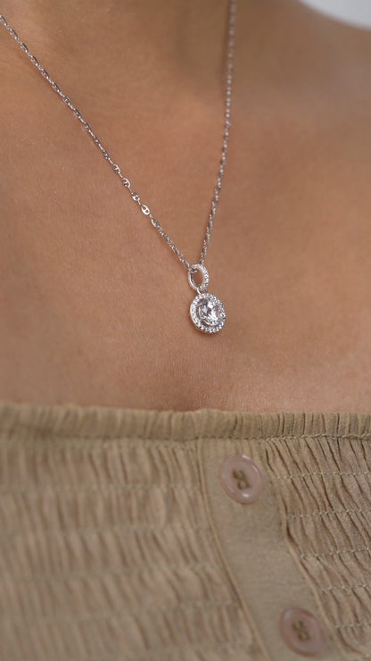 Radiant Halo Love Pendant