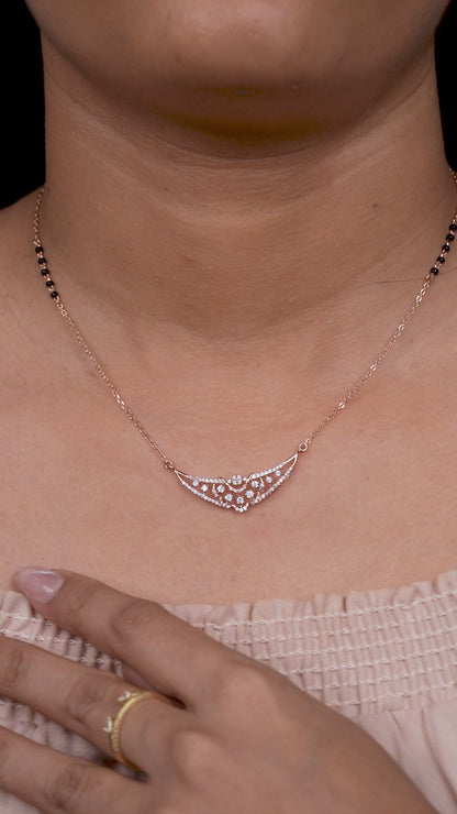 Graceful Arc 925 Silver Mangalsutra