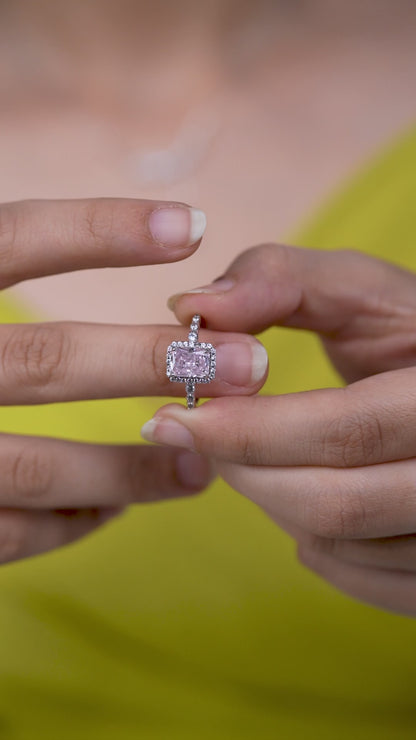 Orchid Gleam Radiant Grace Ring