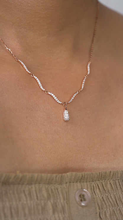 Glow Drop Elegance Necklace