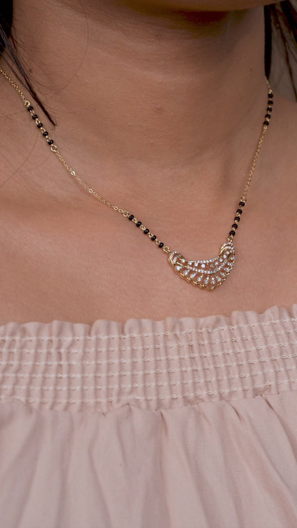 Golden Shine 925 Silver Mangalsutra