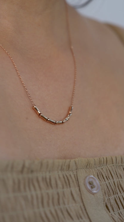 Zara Bamboo Charm Necklace