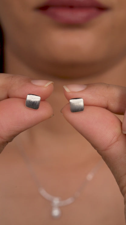 Velvet Square Earrings