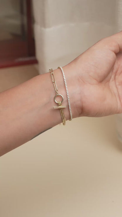 Double Layer Chain Bracelet