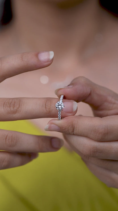 Celestia Solitaire Ring