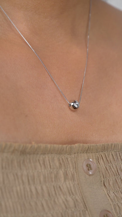 Eternal Glow Solitaire Necklace
