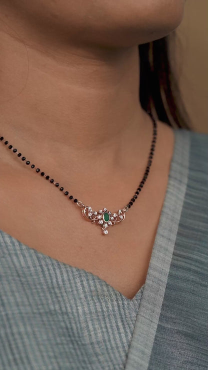 Saubhagya Leaf Drop Mangalsutra