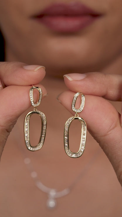 Aura Loop Statement Earrings