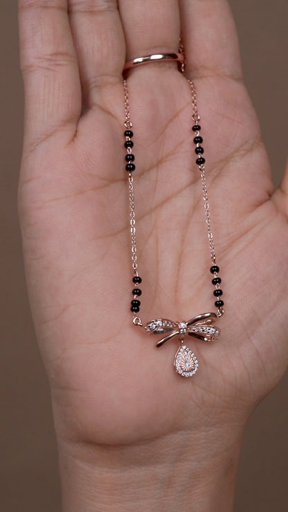 Bow Elegance 925 Silver Mangalsutra