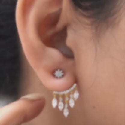 Day-to-Night 2-in-1 Floral Earrings