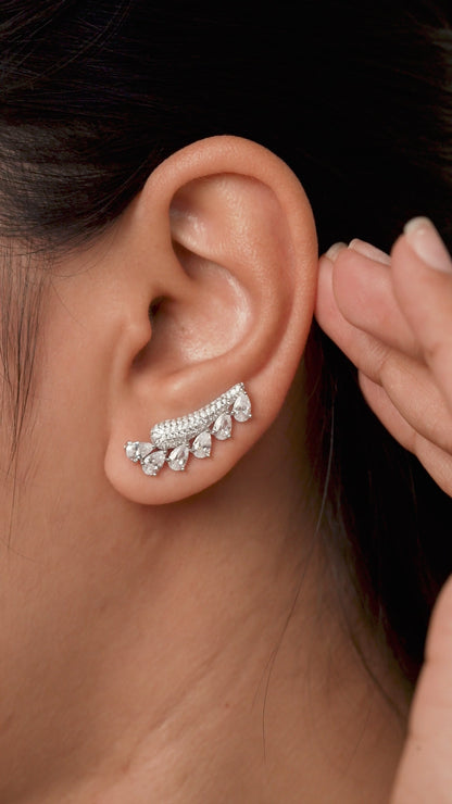 Aveline Crystal Ear Cuff
